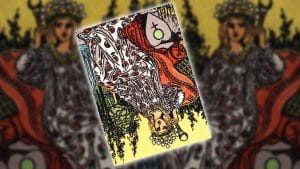 Die verkehrte Herrscherin: Meistere umgedrehte Karten im Tarot